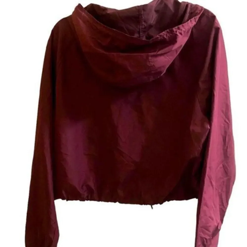 ZINE Maroon Lightweight‎ Jacket With Front Pockets Size Large